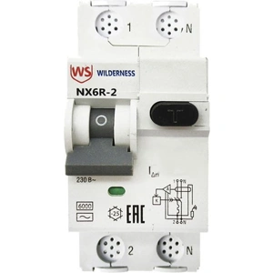АВДТ NX6R 1P+N C32 30mA тип AC 6kA (R) Wilder