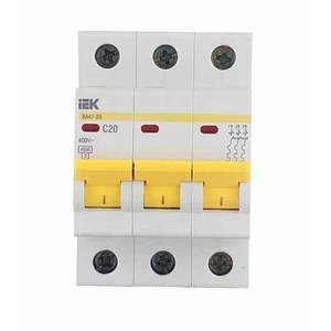 Авт. выкл. ВА 47-29 3р 20А 4,5кА х-ка С ЕКФ