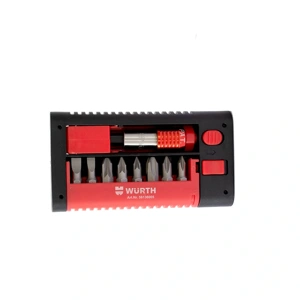 Набор бит с магнитным держателем,9 предметов WURTH