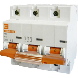 Автоматический выключатель ВА 47-100 ( 80А 3р D) КС