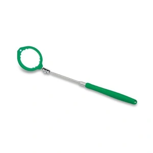 Зеркало телескопическое с подсветкой круглое d55мм 262-950мм TOPTUL (J