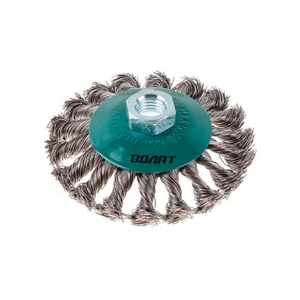 Щетка дисковая косич.100мм/М14 Волат