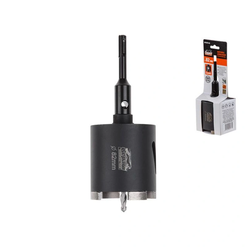 Коронка алмазная d82 мм железобетон Gepard