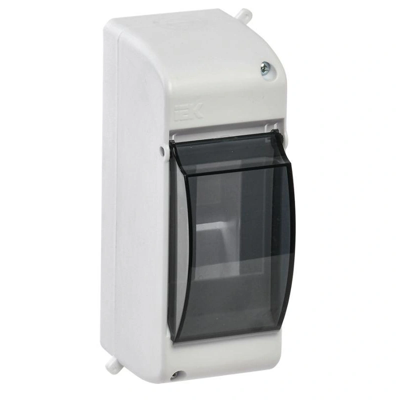 Бокс ОП КМПн 2/2 на 2 мод. прозр. крышка IP30 ИЭК