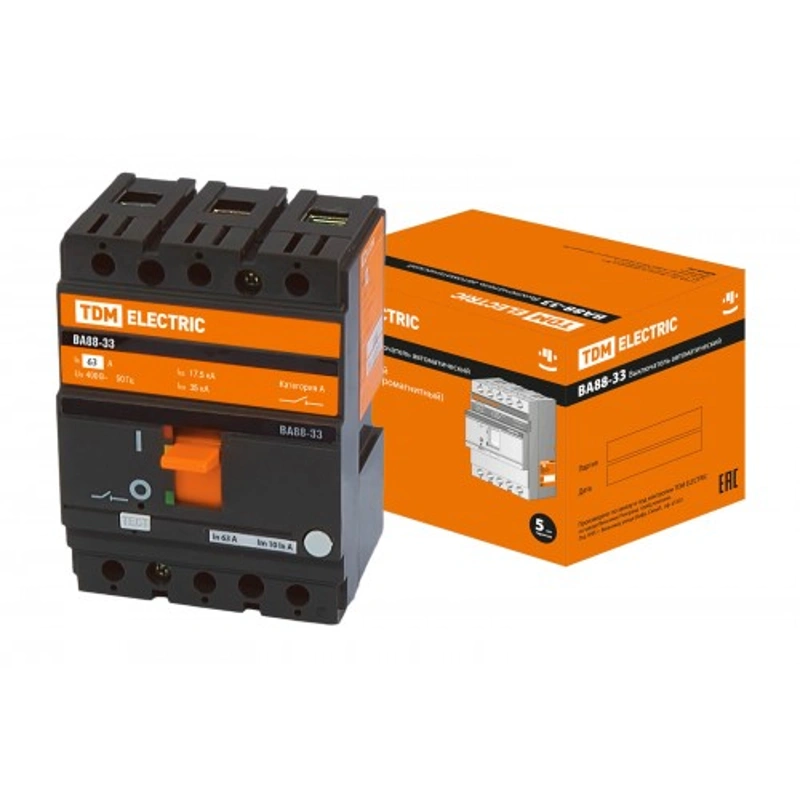 Авт. выкл. ВА 88-33 3Р 63А ТДМ