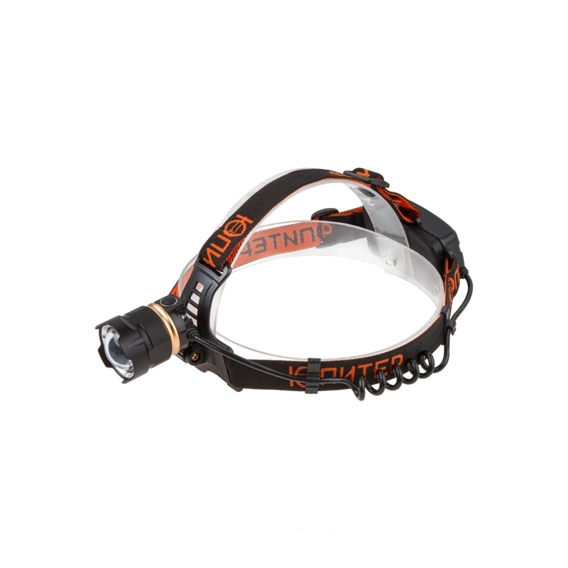 Фонарь налобный светодиодный аккум. ZOOM 10Вт ЮПИТЕР (JP1060)