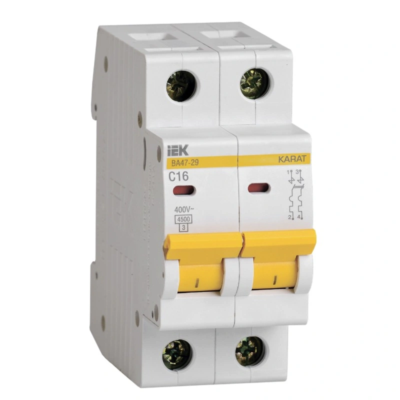 Авт. выкл. ВА 47-29 2р 16А 4,5кА х-ка D CHINT