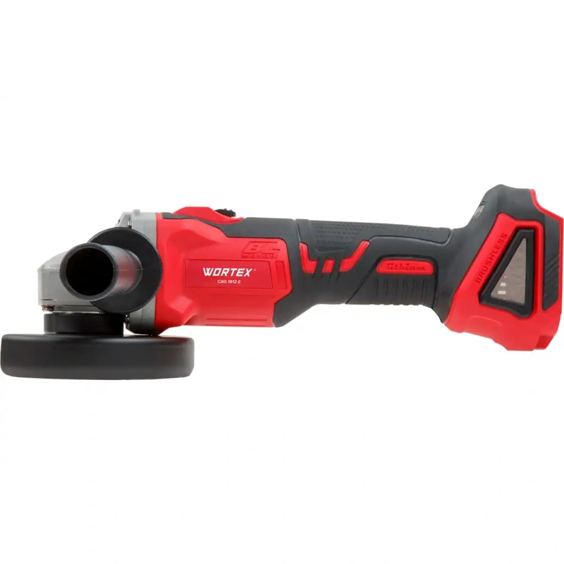 Аккум. углошлифмашина WORTEX CAG 1812 E в кор. ALL1 (18.0 В, БЕСЩЕТОЧН