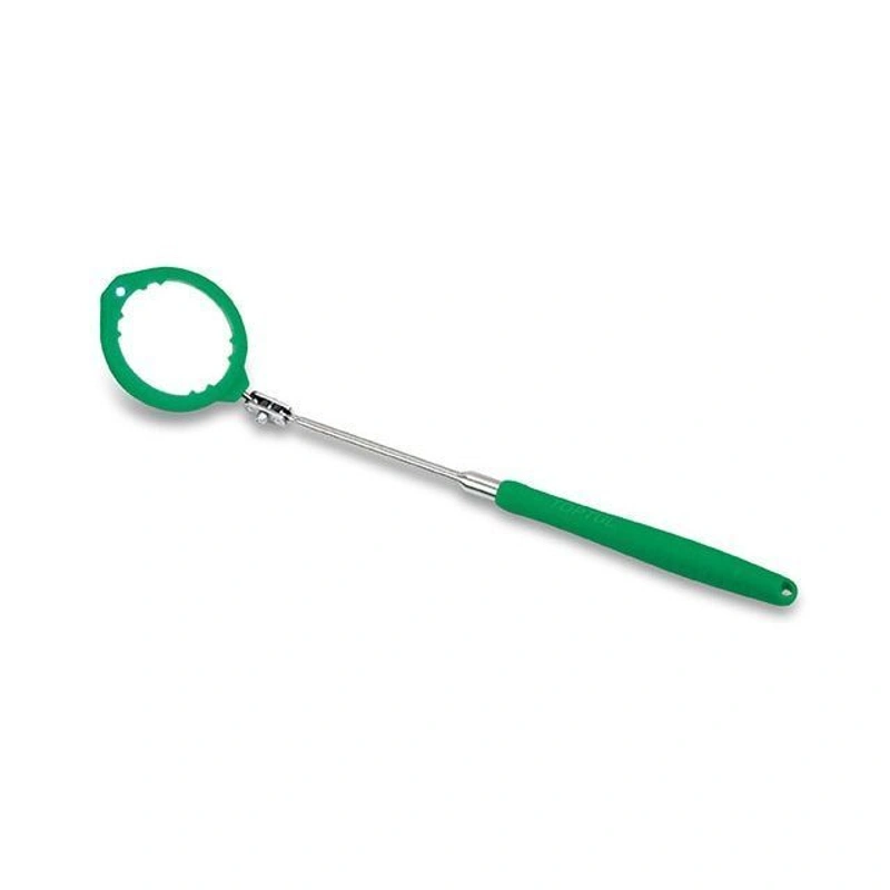 Зеркало телескопическое с подсветкой круглое d55мм 262-950мм TOPTUL (J