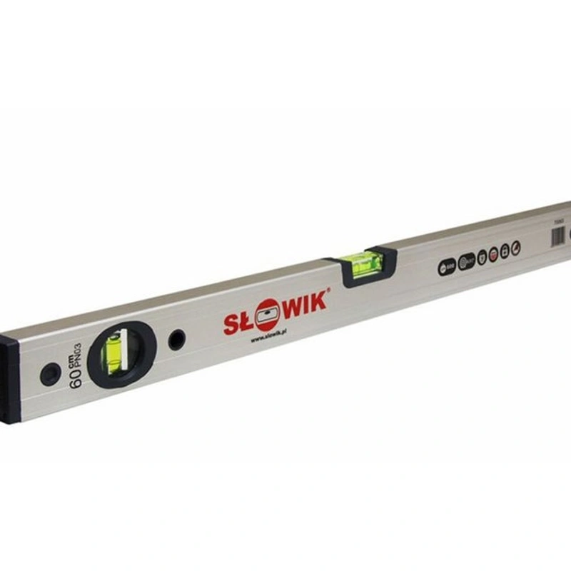 Уровень 800 мм 2 глаз. брусковый, серебро PN03 SLOWIK (быт.) (600 гр/м