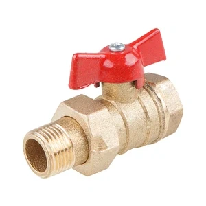 Кран шаровый 1 1/4" нар.-вн. ручка PN1,6 МПа; 11Б27п5 (32)