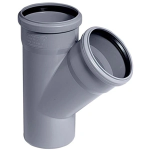 Тройник для внутр.канализации HTEA 50/50х45*