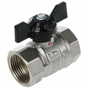 Кран шаровый 1/2" вн.-вн. бабочка PN40, LD (LD.47.300.15)