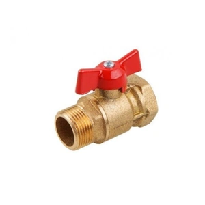 Кран шаровый 1/2" 3/4  PN1,6 МПа 11Б27п7 Цветлит