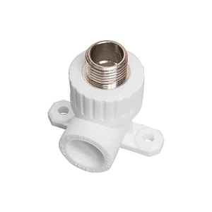 Колено ПП комб. НР 25х1/2 белый РосТурПласт