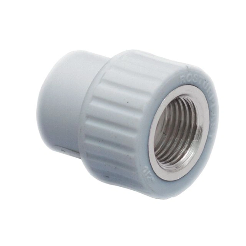 Муфта ПП комбинированная внутр.резьба 32х1", серый РосТурПласт (10937)