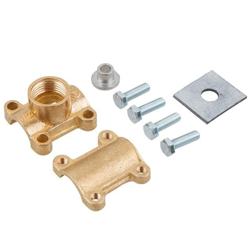 Тройник-врезка (хомут)вн.1/2 Цветлит