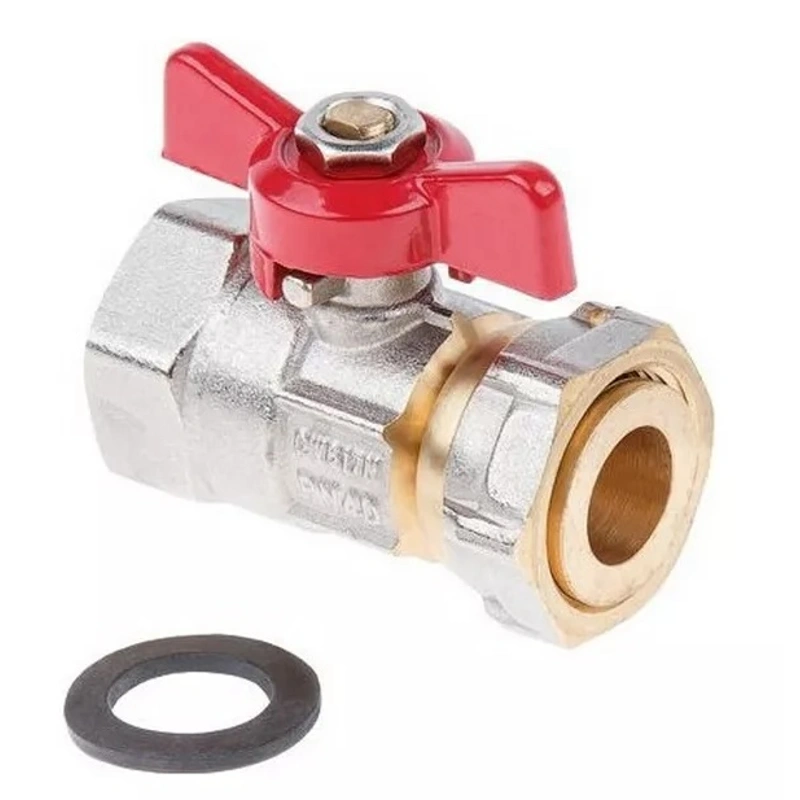 Кран шаровой с гайкой 3/4х3/4 PN40 AV