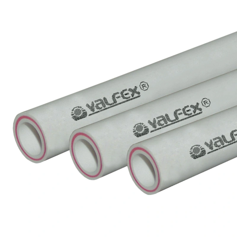 Труба ПП армир.стекловолокно 20х2,8 серый VALFEX