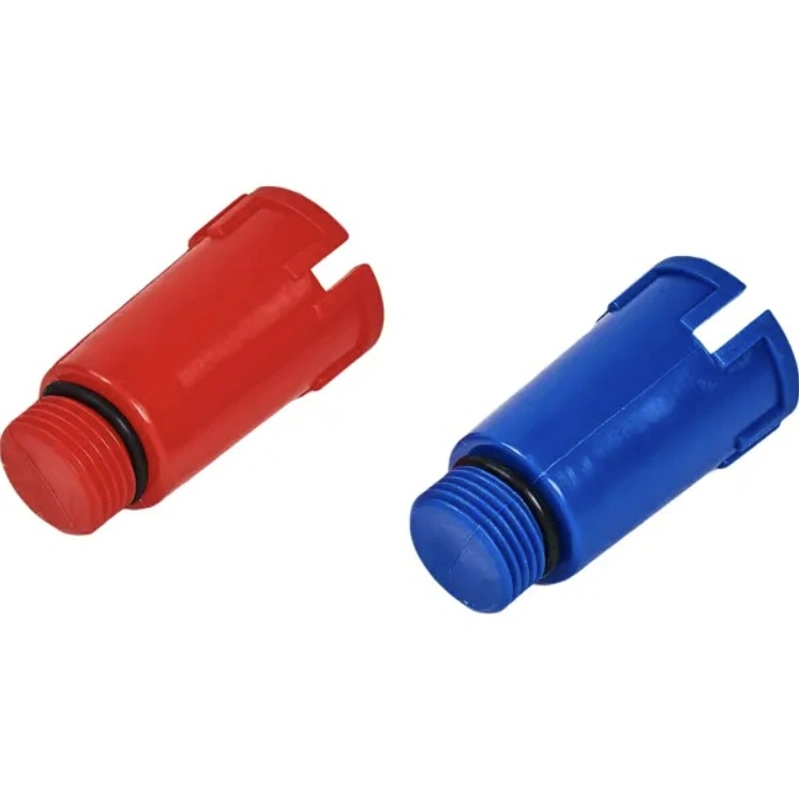 Заглушка монтажная 1/2 красная/синяя (2шт)